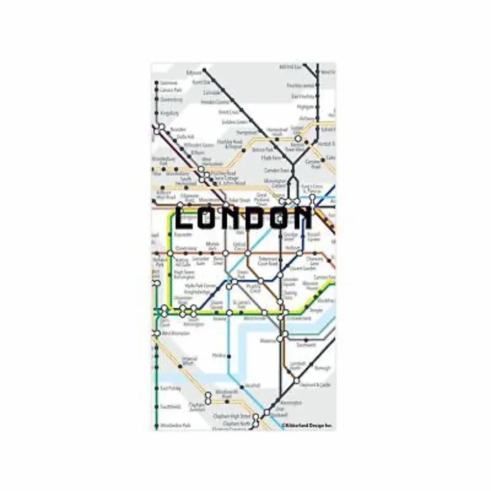 Kirkkerland Design London Tube Map Magnet